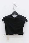 OUDE WAAG shoulder padding new knitted jacket OW-23SS-TP04 black